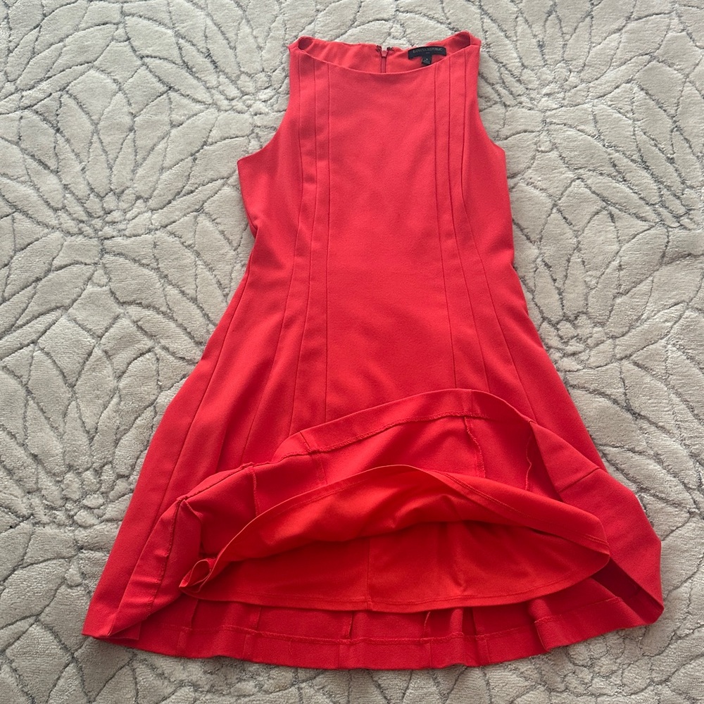 Banana Republic Bold Red Sleeveless Midi Dress - Picture 7 of 10